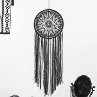 1pc Halloween Dreamcatcher, Black Evil Eye Wall Hanging, Room Garden Dreamcatcher Decoration, Witch Bat Wall Decor, room Decor, home Decor