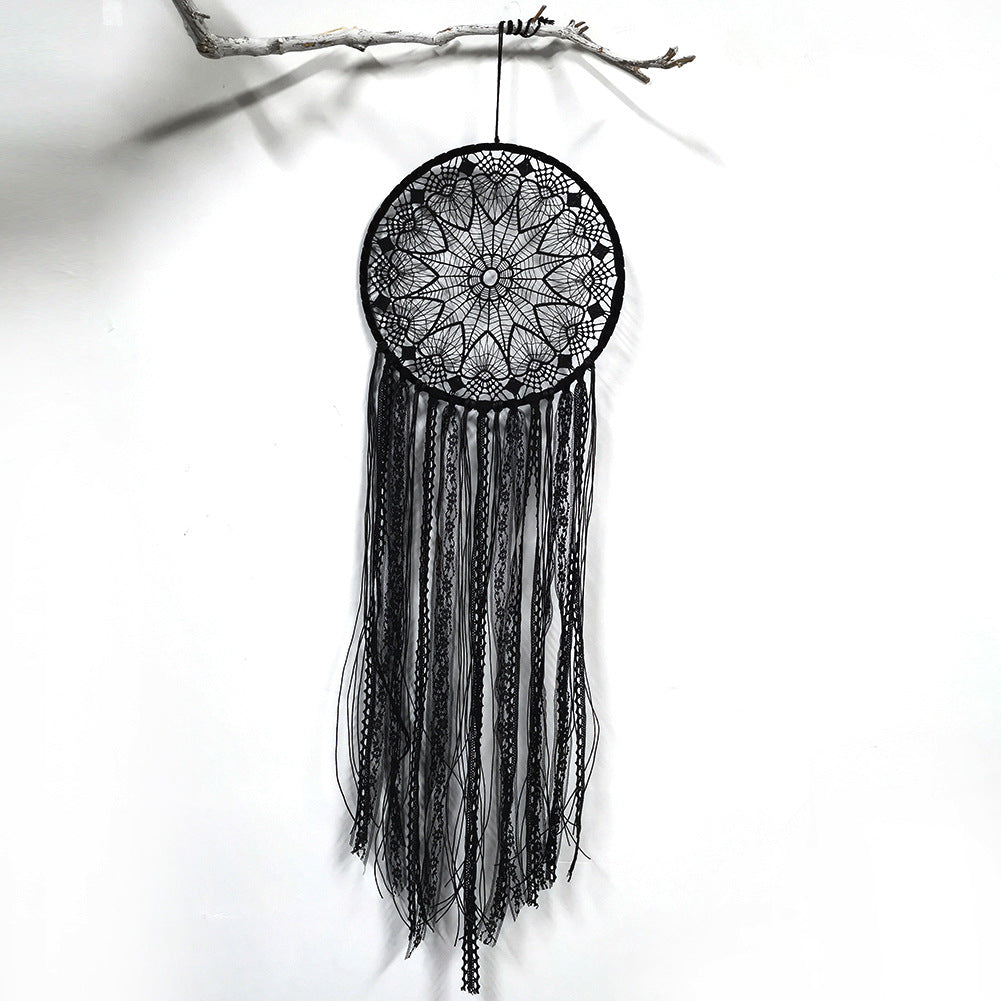 1pc Halloween Dreamcatcher, Black Evil Eye Wall Hanging, Room Garden Dreamcatcher Decoration, Witch Bat Wall Decor, room Decor, home Decor
