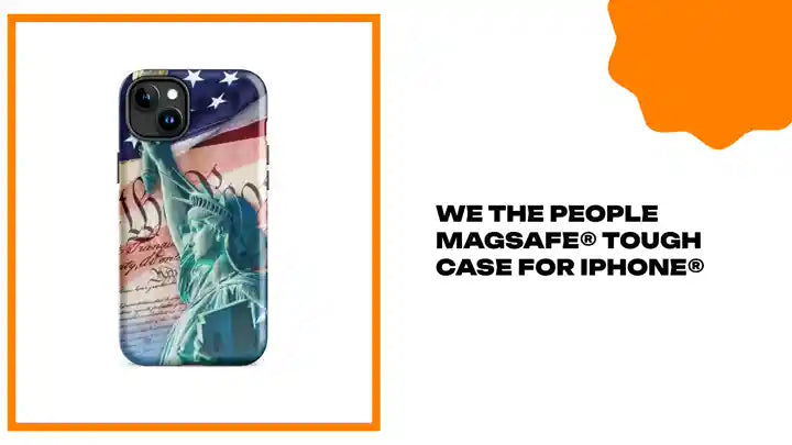 We The People MagSafe&reg; tough case for iPhone&reg; by@Outfy