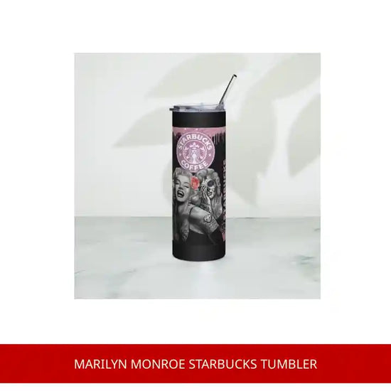 Marilyn Monroe Starbucks Tumbler by@Outfy