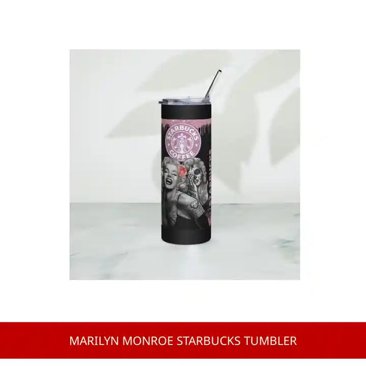 Marilyn Monroe Starbucks Tumbler by@Outfy