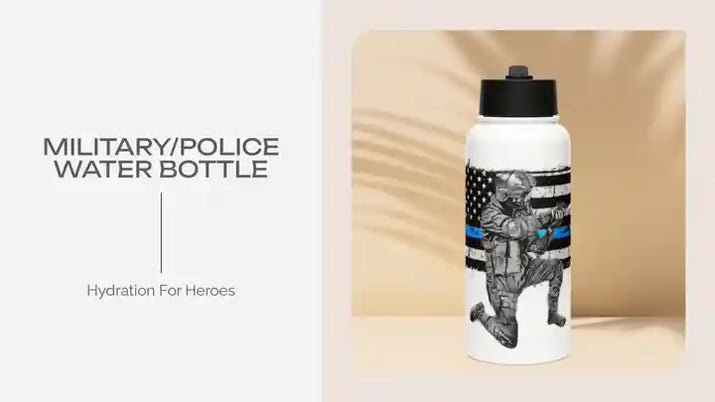 Military/Police Water Bottle by@Outfy