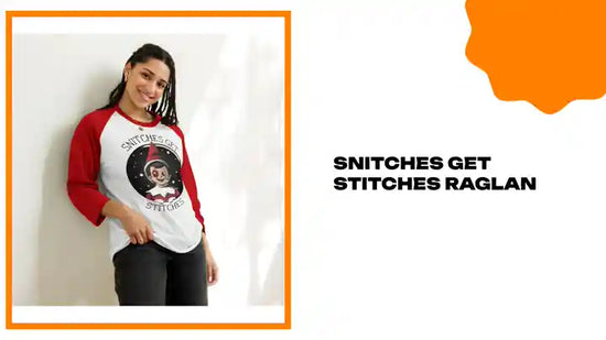Snitches Get Stitches Raglan by@Outfy