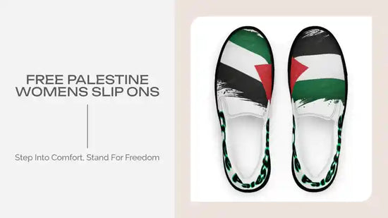 Free Palestine Womens Slip Ons by@Outfy